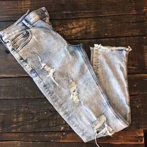 Express Vintage Skinny High Rise Jeans